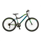 Bicicleta Mtb Booster Galaxy 26 Inch Negru Albastru Verde