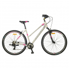 Bicicleta Trekking Polar Athena 700C L Alb Roz