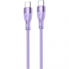Cablu de date USB C USB C 1m Purple