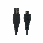 Cablu SSK UC H346 USB 2 0 Type A tata USB Micro B tata gri 60 cm