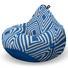 Fotoliu Puf Bean Bag tip Para L diamond blue