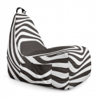 Fotoliu Puf Bean Bag tip Chill L abstract zebra