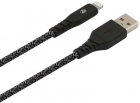 Cablu de date adaptor Tellur USB Male la Lightning Male MFi 1 m Black