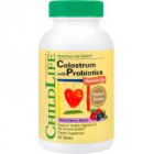 Colostrum cu probiotice comprimate masticabile 90cpr CHILDLIFE ESSENTI