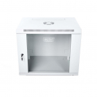 DIGITUS Wallmount cabinet 9U 600x450mm grey RAL 7035