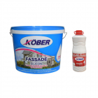 Vopsea lavabila exterior Kober Fassade alb 15 l amorsa 3 l