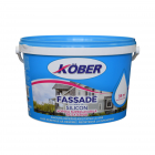 Vopsea lavabila exterior Kober Fassade alb 3 l