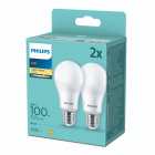 Bec LED Philips standard E27 1521 lm lumina calda 3000 K