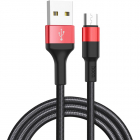 Cablu de date Micro Usb X26 1m Negru Rosu