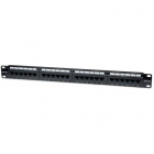 Patch Panel 19 inch 1U Black