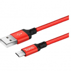 Cablu de date Micro USB Cu Incarcare Rapida X14 2m Rosu Negru