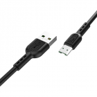 Cablu de date MicroUSB X33 1m Cu Incarcare Rapida Negru
