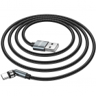 Cablu de date U94 USB To Type C Magnetic 1 2m Negru