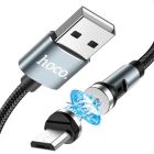 Cablu de date U94 USB To MicroUSB Magnetic 1 2m Negru