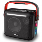 Boxa portabila Akai ABTS K5 30 W FM Radio Bluetooth Lumini LED Negru