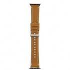 Curea smartwatch Leather Auriu pentru Apple IWatch 1 2 3 4 5 6 SE 42 4