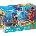 Set de Constructie Playmobil Scooby Doo Aventuri cu Fantoma Clovn