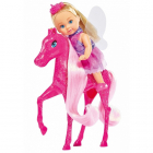 Papusa Simba Evi Love Fairy cu Ponei Pony si Accesorii