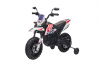 Motocicleta electrica 12V cu roti EVA Aprilia White