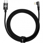 Cablu de date MVP 2 Elbow USB Type C Lightning Quick Charge 20W 2m Neg