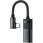 Cablu de date Adaptor audio si incarcare 2in1 USB C la USB C mama si J