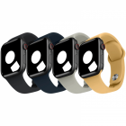 Set 4 curele Apple Watch Ultra 3 4 5 6 7 8 SE series 42 44 45 49 mm si
