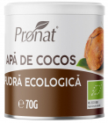 Apa de cocos bio pudra 70g Pronat