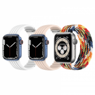 Set 3 curele Apple Watch 3 4 5 6 7 8 SE series 38 40 41 mm silicon nyl