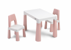 Set masuta cu scaunele pentru copii Toyz Monti roz