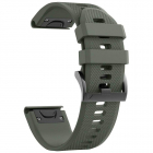 Accesoriu smartwatch Smooth Garmin Fenix 5 6 6 Pro Army Green