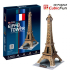 Puzzle 3D CubicFun Turnul Eiffel