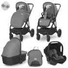 Carucior 3 in 1 Lorelli Aria Grey