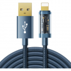 Cablu de date S UL012A20 USB Lightning 2 4A 20W 2m Albastru