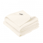 Set de 2 museline Bibs 70x70 cm ivory