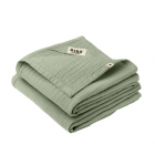 Set de 2 museline Bibs 70x70 cm sage