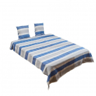 SET CUVERTURA PAT KS 200X220CM ZIA BLUE