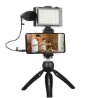 Accesoriu Camera Video de Actiune cu trepied si suport pentru telefon 