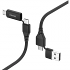 Cablu Adaptor Micro USB Negru