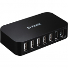 HUB USB 7 Port USB 2 0 Hub Active Negru