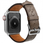 Accesoriu smartwatch Curea piele Leather Strap compatibila cu Apple Wa