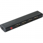 HUB USB Quadro Promt Negru