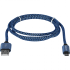 Cablu Date Micro Usb PRO USB2 0 2 1A 1m Albastru