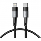 Cablu de date UltraBoost USB Type C Lightning PD 20W 3A 25cm Gri