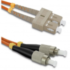 Cablu fibra optica SC UPC FC UPC 1m Orange