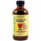 Cod Liver Oil pentru copii SECOM ChildLife 237 ml