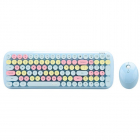 Tastatura Candy XR 100 taste 4 butoane 800 1200 1600 dpi Albastru