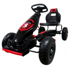 Kart cu pedale R Sport Gokart cu roti gonflabile G8 rosu
