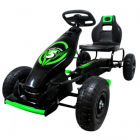 Kart cu pedale R Sport Gokart cu roti gonflabile G8 verde