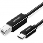Cablu de date US241 USB C USB B 480Mbps 2m Negru