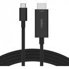 Cablu video Belkin Connect USB C Male HDMI v2 1 Male 2m negru